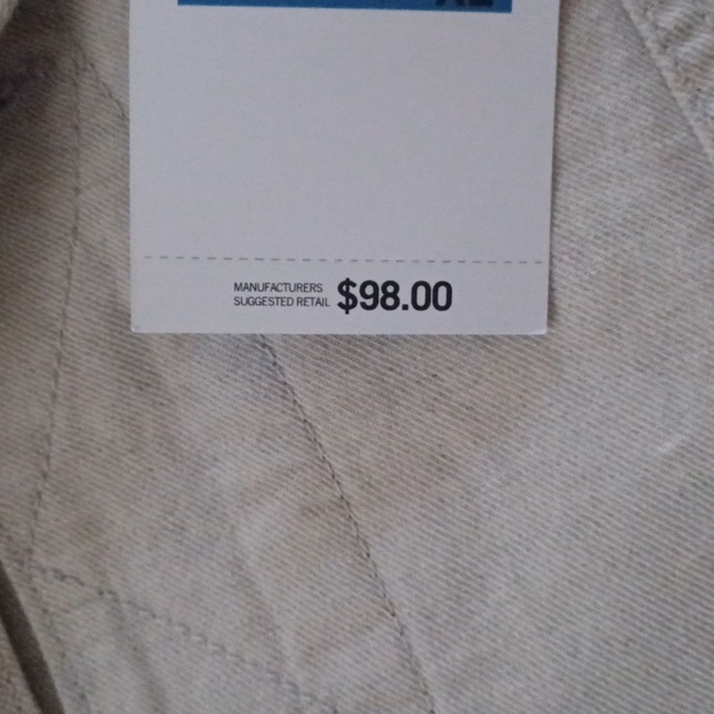Nautica mens linen trucker jacket